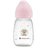 Biberon cu gat larg KikkaBoo Savanna Pink, 260 ml foto
