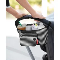Organizator pentru carucior Skip Hop Grab&Go Black/White foto