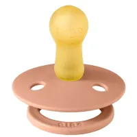 Suzeta rotunda din latex BIBS Peach (6-18 luni) foto