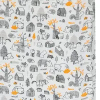 Набор хлопковых пеленок Premaman Forest Animals, 3 шт. foto