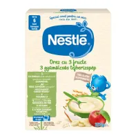 nestle Рисовая каша с 3 фруктами молочная 250 гр. (6 м+)