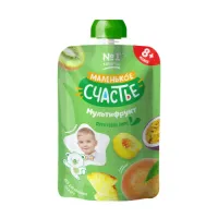"Маленькое счастье" Пюре Мультифрукт 90 гр. (8 м.+)