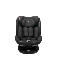 Scaun auto rotativ cu isofix KikkaBoo i-Drive Black, 40-150 cm foto