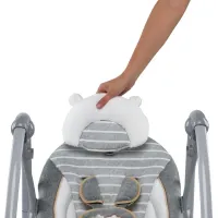 Leagan portabil Bright Starts Ingenuity Swing 'n Go Portable Swing™ - Bella Teddy™ foto