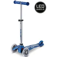 Trotineta Micro Mini Deluxe Galaxy Glitter LED Navy foto