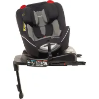 Scaun auto rotativ BabyGo Fixleg 360 Black, 0-25 kg foto