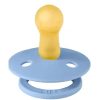 Suzeta rotunda din latex BIBS Studio Colour Block - Sky Blue (0-6 luni) foto