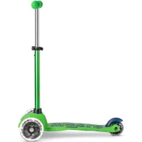 Trotineta Micro Mini Deluxe LED Green Blue foto
