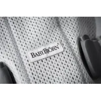 Анатомический рюкзак-кенгуру BabyBjorn One Air Silver, 3D Mesh foto