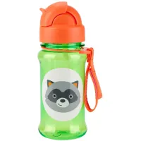 Sticluta cu pai din tritan Skip Hop Zoo Raccoon foto