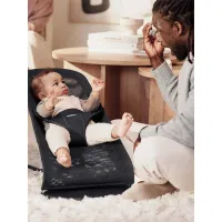 Кресло-шезлонг BabyBjorn Bliss Black, Mesh foto