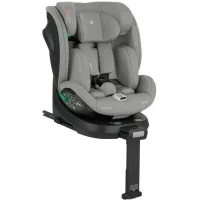Вращающееся автокресло с изофиксом KikkaBoo i-Twist Light Grey, 40-150 см foto