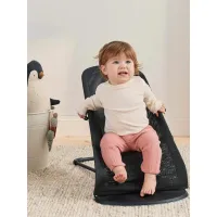 Кресло-шезлонг BabyBjorn Bliss Black, Mesh foto