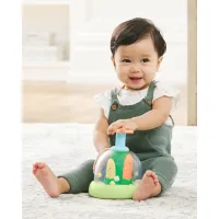 Jucarie interactiva Skip Hop Push & Spin Farmstand foto