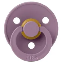 Пустышка круглая латексная BIBS Mauve (0-6 мес.) foto