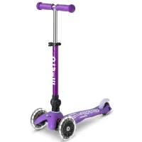 Trotineta pliabila Micro Mini Deluxe Foldable LED Purple foto