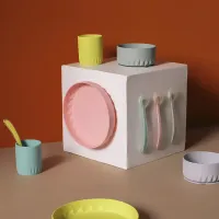Набор посуды из силикона Premaman Origami, 3 шт. foto