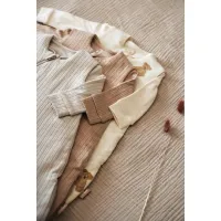 Sac de dormit nou-nascuti Jollein Ajour Nougat, 60 cm foto