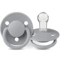 Пустышка силиконовая BIBS De Lux Cloud круглая (0-36 мес.) foto