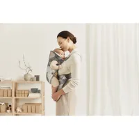 Анатомический мультифункциональный рюкзак-кенгуру BabyBjorn Mini Khaki/Green, хлопок foto