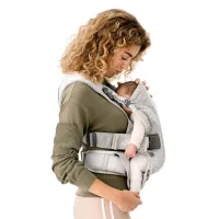 Анатомический рюкзак-кенгуру BabyBjorn One Air Anthracite, 3D Mesh foto