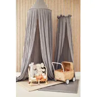 Винтажный балдахин Jollein Storm Grey, 155 см foto