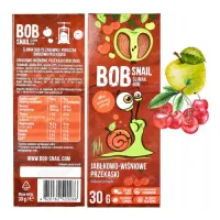 bob snail Натуральные конфеты "Яблоко-Вишня" (30 гр.)