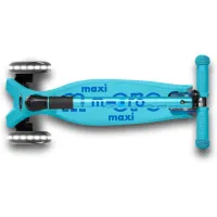 Складной самокат Micro Maxi Deluxe Foldable LED Bright Blue foto
