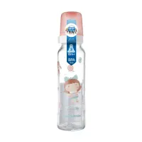 canpol 42/201 biberon din sticla cu desen 240ml. (12m+)