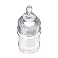 lovi 74/104girl Стеклянная бутылочка baby shower 150 мл. (0 м+)