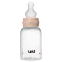 Biberon din plastic anticolici BIBS Blush cu tetina din silicon 0+ luni, 150 ml foto