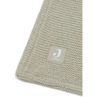 Paturica Jollein Basic Knit Olive Green/Fleece, 100x150 cm foto