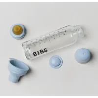 Biberon din sticla anticolici BIBS Sage cu tetina din latex 0+ luni, 225 ml foto