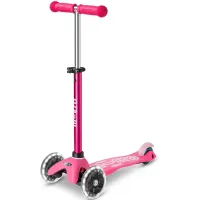 Trotineta Micro Mini Deluxe LED Pink foto