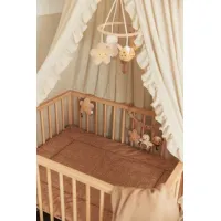 Винтажный балдахин Jollein Ruffle Nougat, 155 см foto