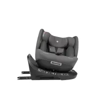 Scaun auto rotativ cu isofix KikkaBoo i-Hike Dark Grey, 40-150 cm foto