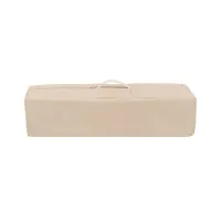 Patut pliabil cu 2 nivele KikkaBoo Milky Way Beige foto