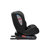 Вращающееся автокресло с изофиксом KikkaBoo i-Trip Black, 40-150 см foto