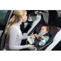 Scaun auto rotativ BabyGo Fixleg 360 Black, 0-25 kg foto