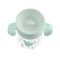 Cana cu manere 360° KikkaBoo Deep Sea Mint, 300 ml foto