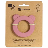 Силиконовая игрушка для прорезывания зубов Petite&Mars Beary Dusty Rose foto