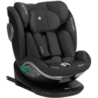 Scaun auto rotativ cu isofix KikkaBoo i-Drive Black, 40-150 cm foto
