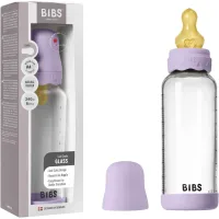 Biberon din sticla anticolici BIBS Boheme Violet Sky cu tetina din latex 3+ luni, 240 ml foto