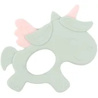 Jucarie pentru dentitie din silicon KikkaBoo Unicorn Mint foto