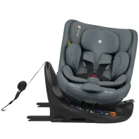 Scaun auto KikkaBoo i-Van Dark Grey i-Size, 40-150 cm foto