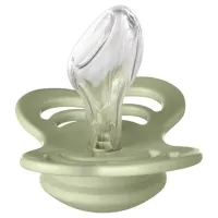 Набор из 2 анатомических силиконовых пустышек BIBS Couture Ivory/Sage (6-18 мес.) foto