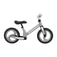 Bicicleta fara pedale KikkaBoo Blace Grey foto