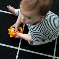 Jucarie pentru dentitie Baby Einstein Tigru, fara BPA foto