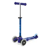 Trotineta Micro Mini 3 in 1 Deluxe Plus LED Blue foto