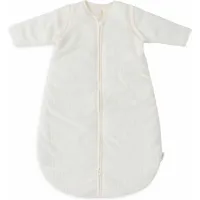 Sac de dormit cu maneci detasabile Jollein Rib Ivory, 60 cm foto